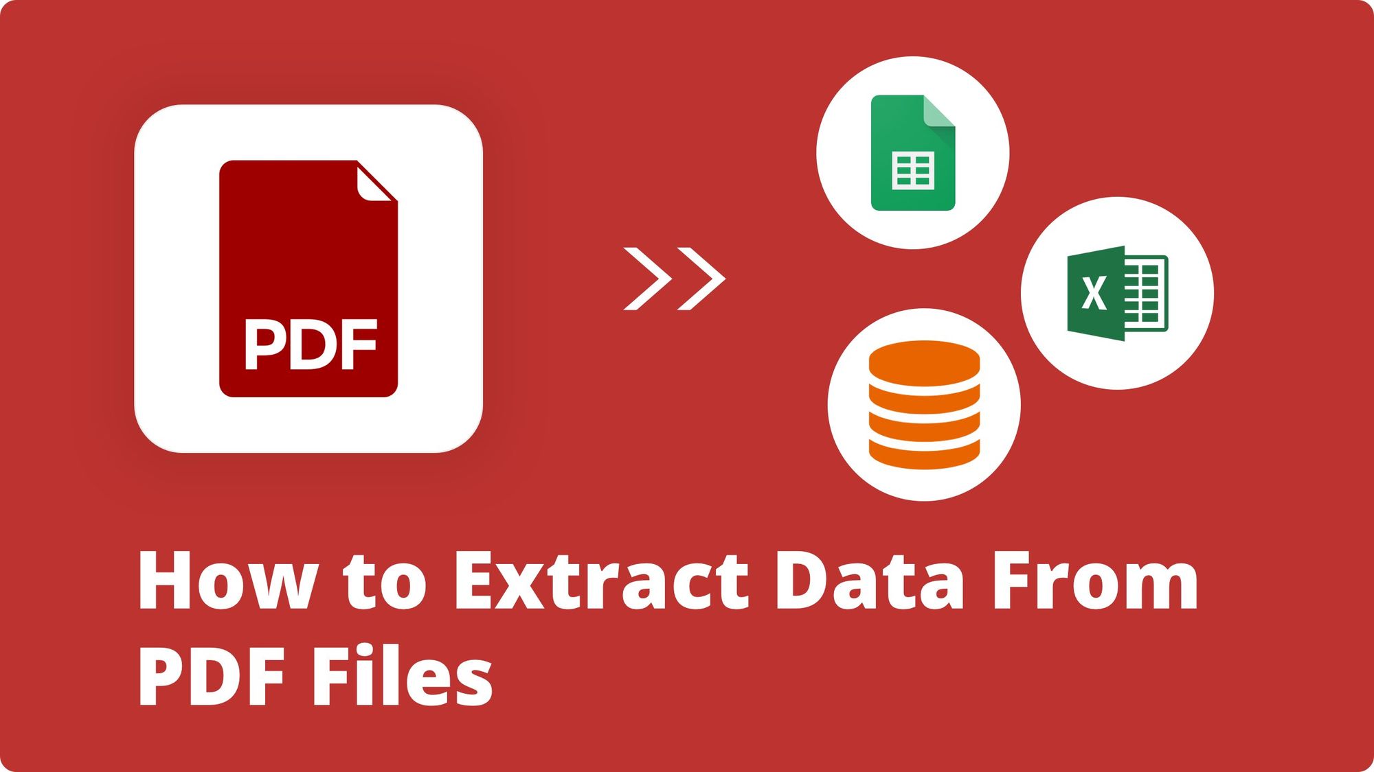 PDF Parsing The Ultimate Guide To Extract Data From PDF Files